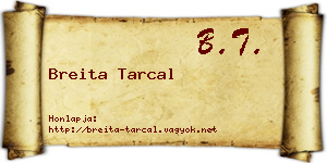 Breita Tarcal névjegykártya